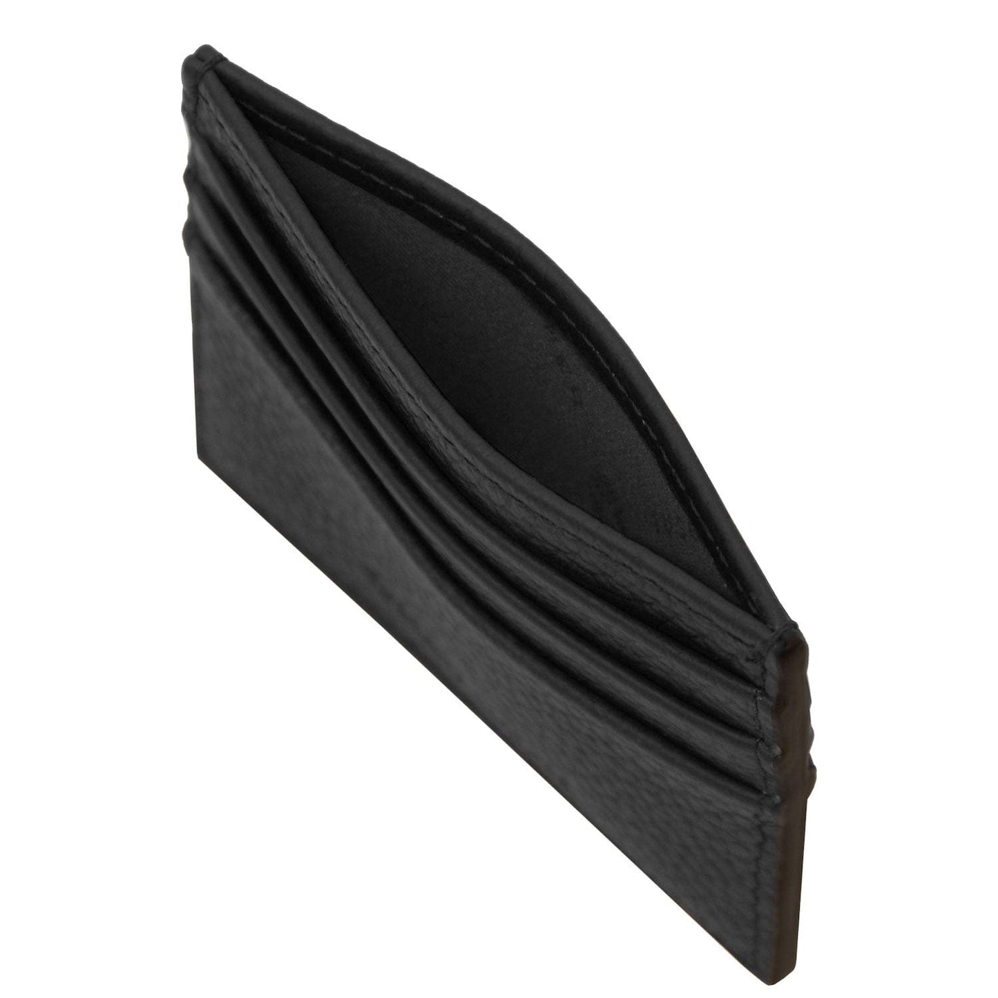 Men leather accessories Leather card holder - 6 cards, pebbled leather | TL142472 San Rocco Italia