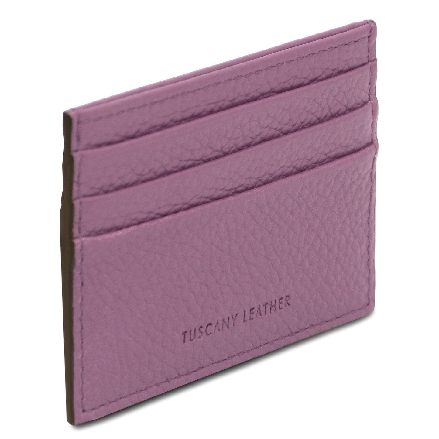 Men leather accessories Leather card holder - 6 cards, pebbled leather | TL142472 San Rocco Italia