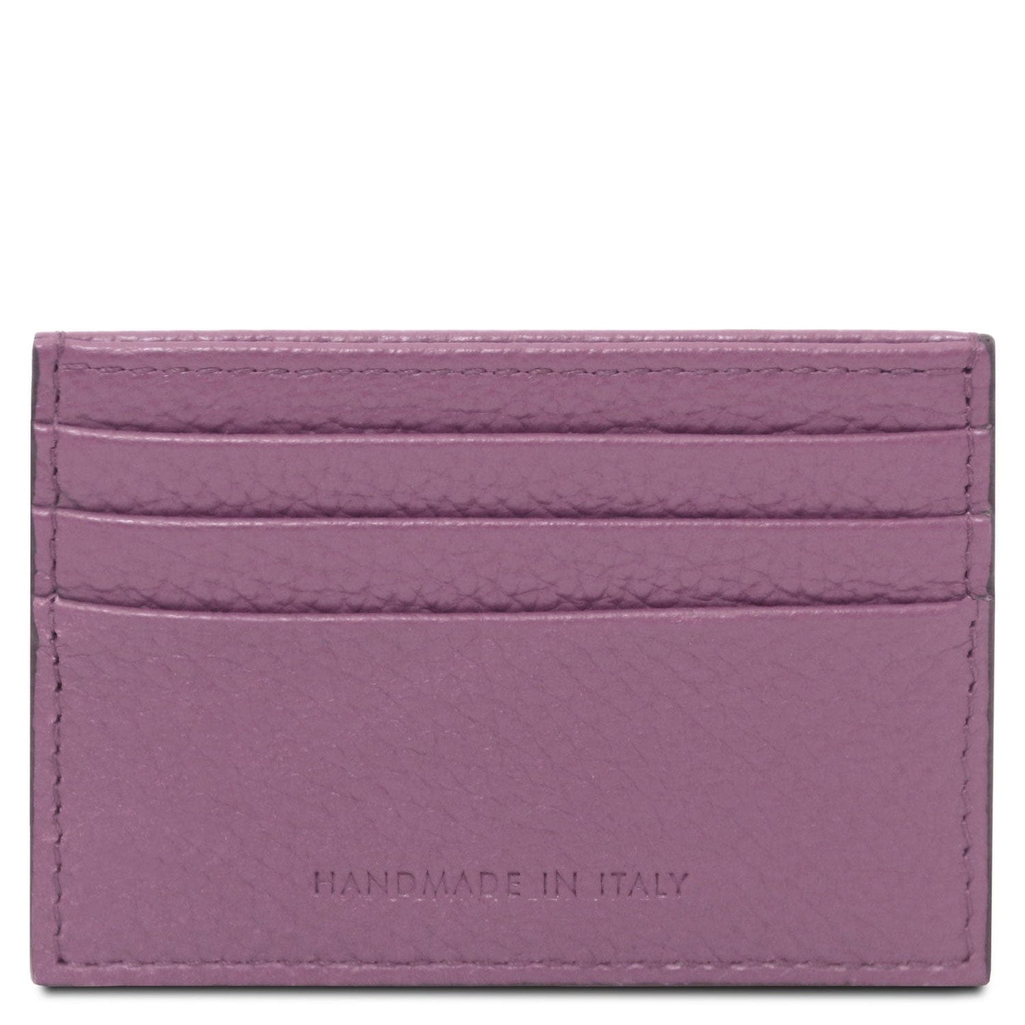 Men leather accessories Leather card holder - 6 cards, pebbled leather | TL142472 San Rocco Italia
