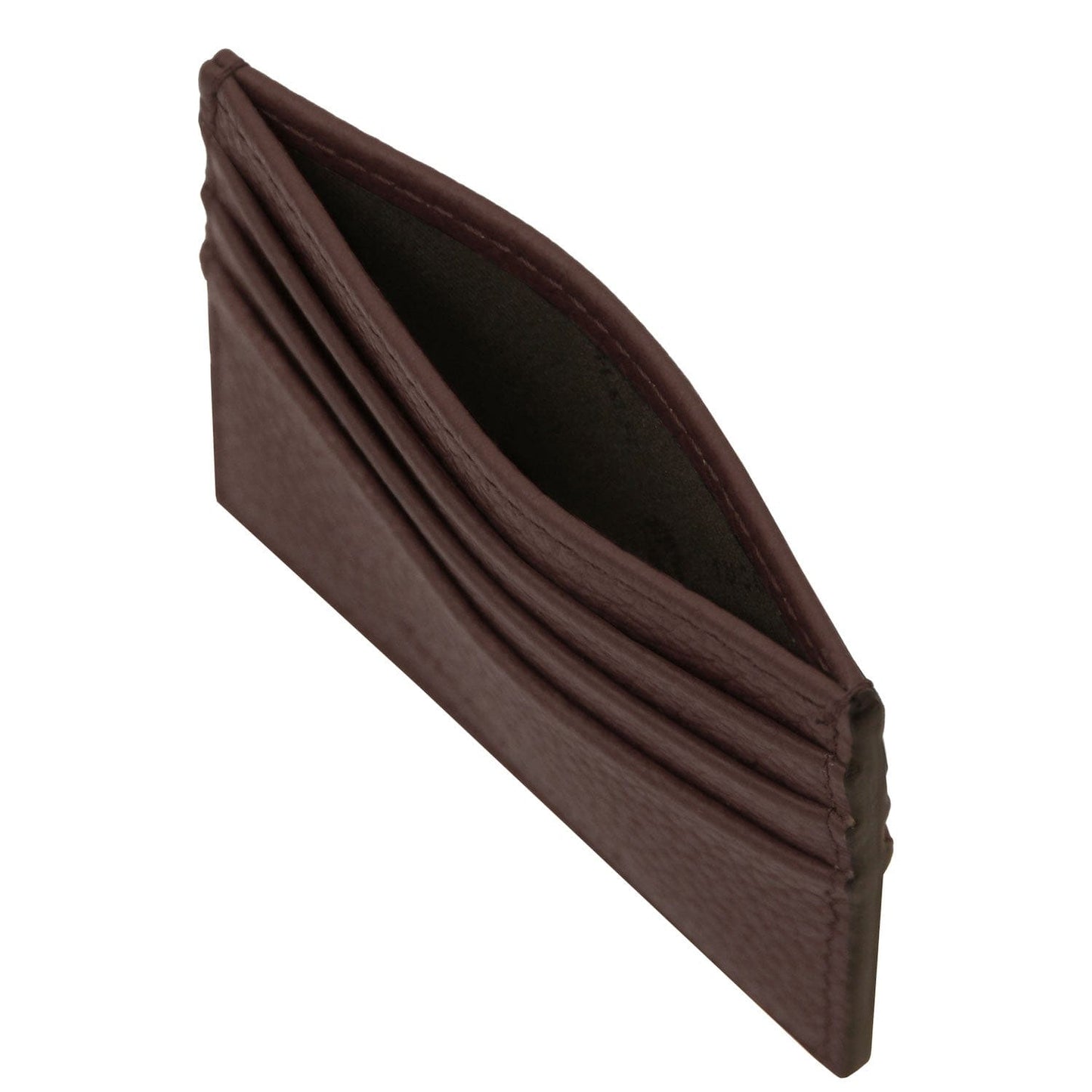 Men leather accessories Leather card holder - 6 cards, pebbled leather | TL142472 San Rocco Italia