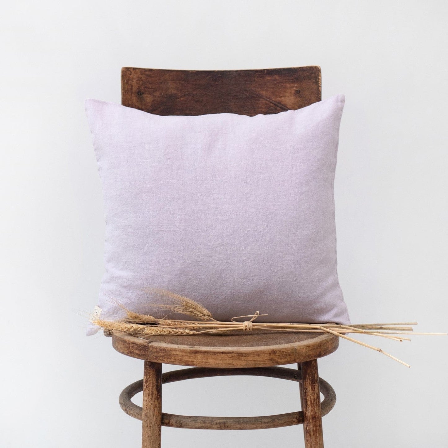 Pillowcases Lavender Fog / 40×40 cm Linen Pillow Covers San Rocco Italia