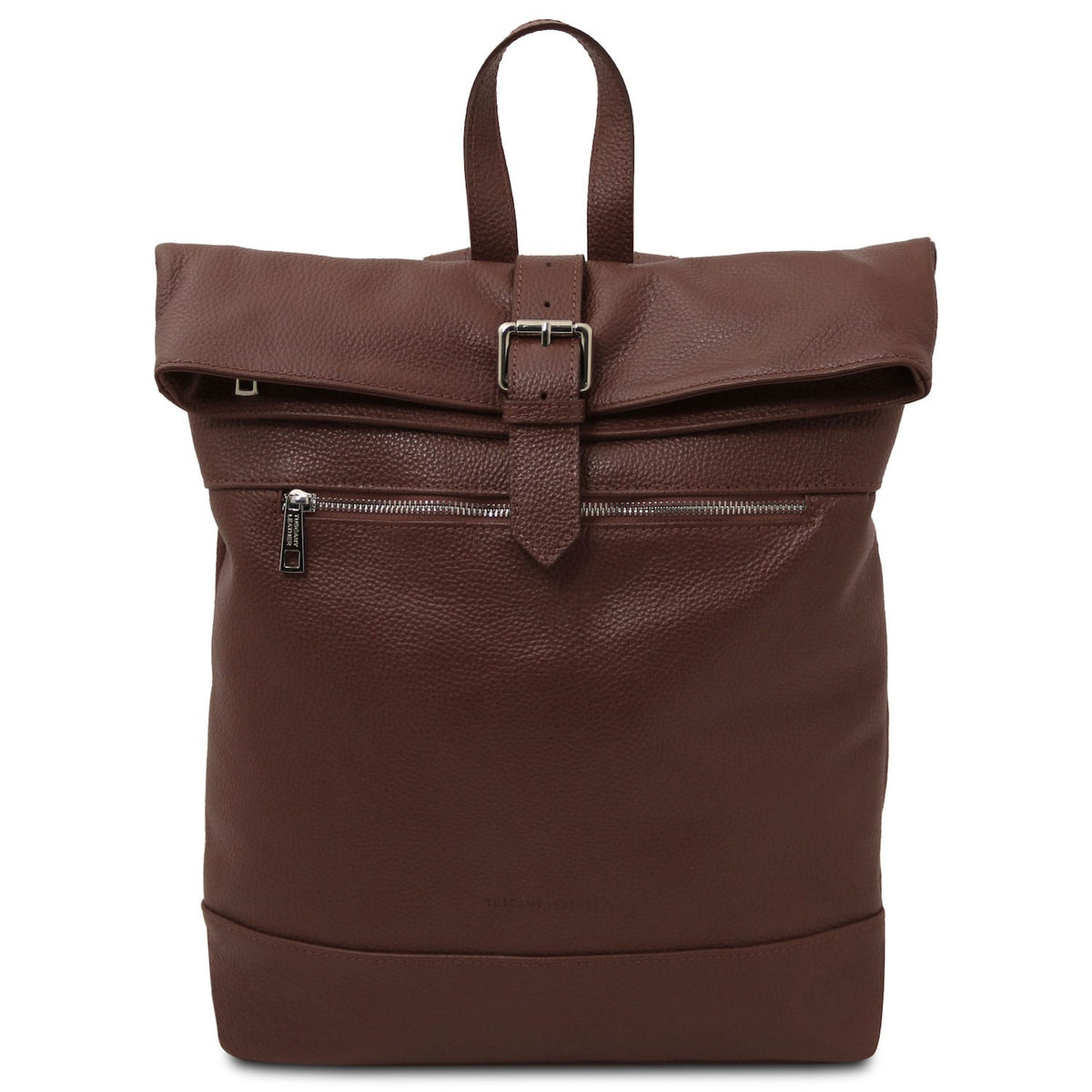 Leather Backpacks Coffee London - Soft leather backpack | TL142502 San Rocco Italia