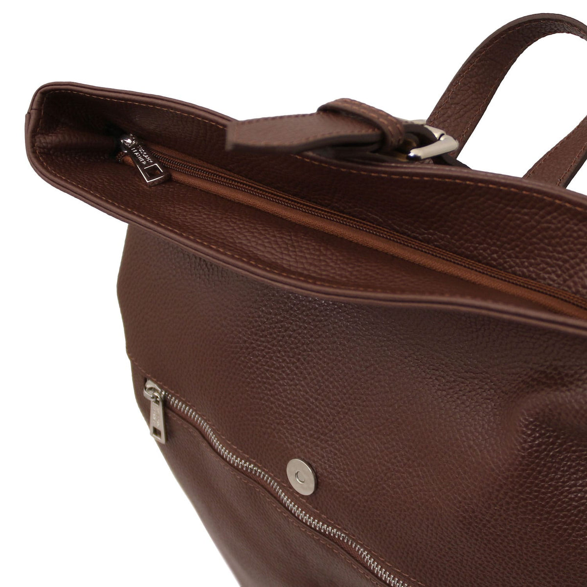 Leather Backpacks London - Soft leather backpack | TL142502 San Rocco Italia