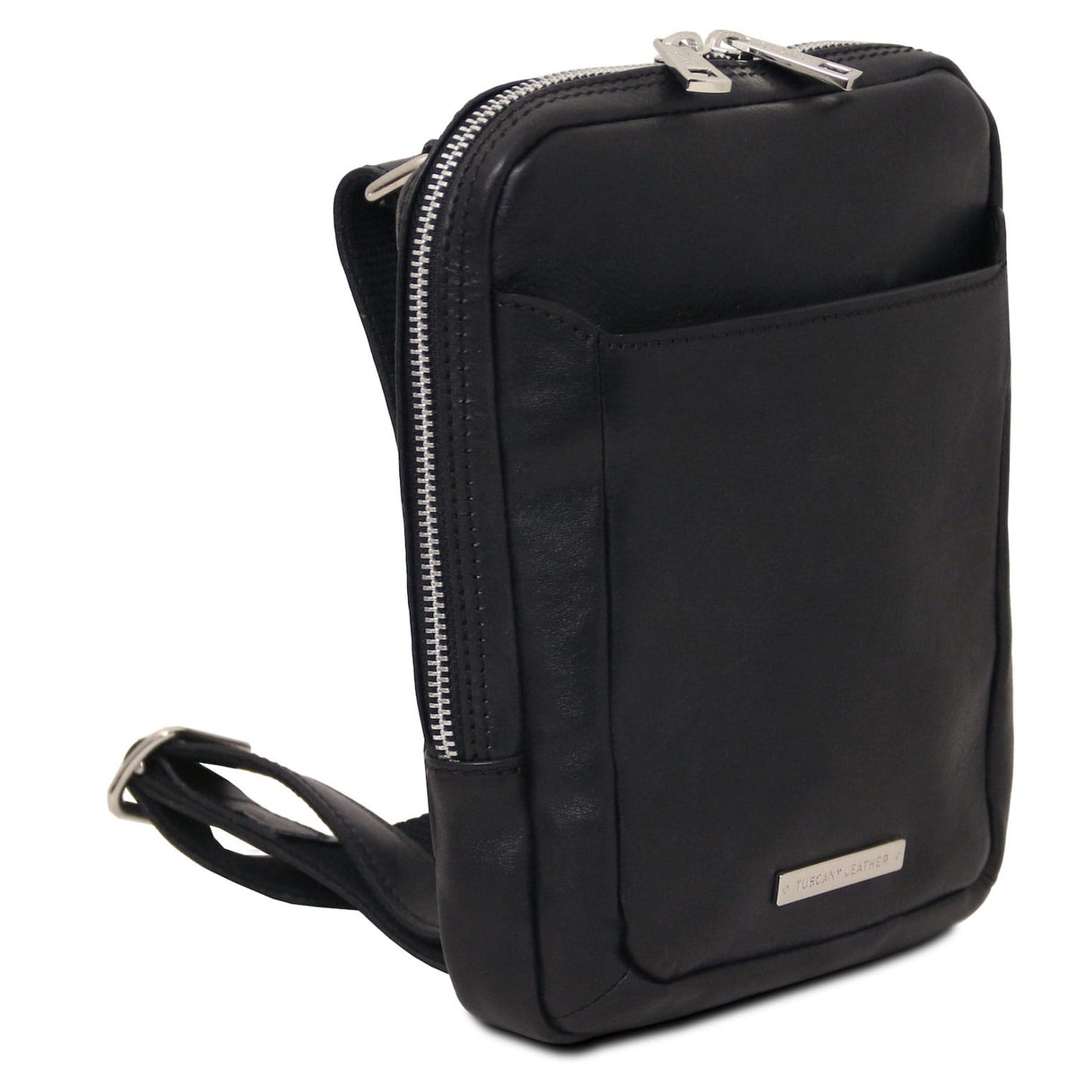 Leather bags for men Mark - Matte Leather Crossbody Bag | TL142428 San Rocco Italia