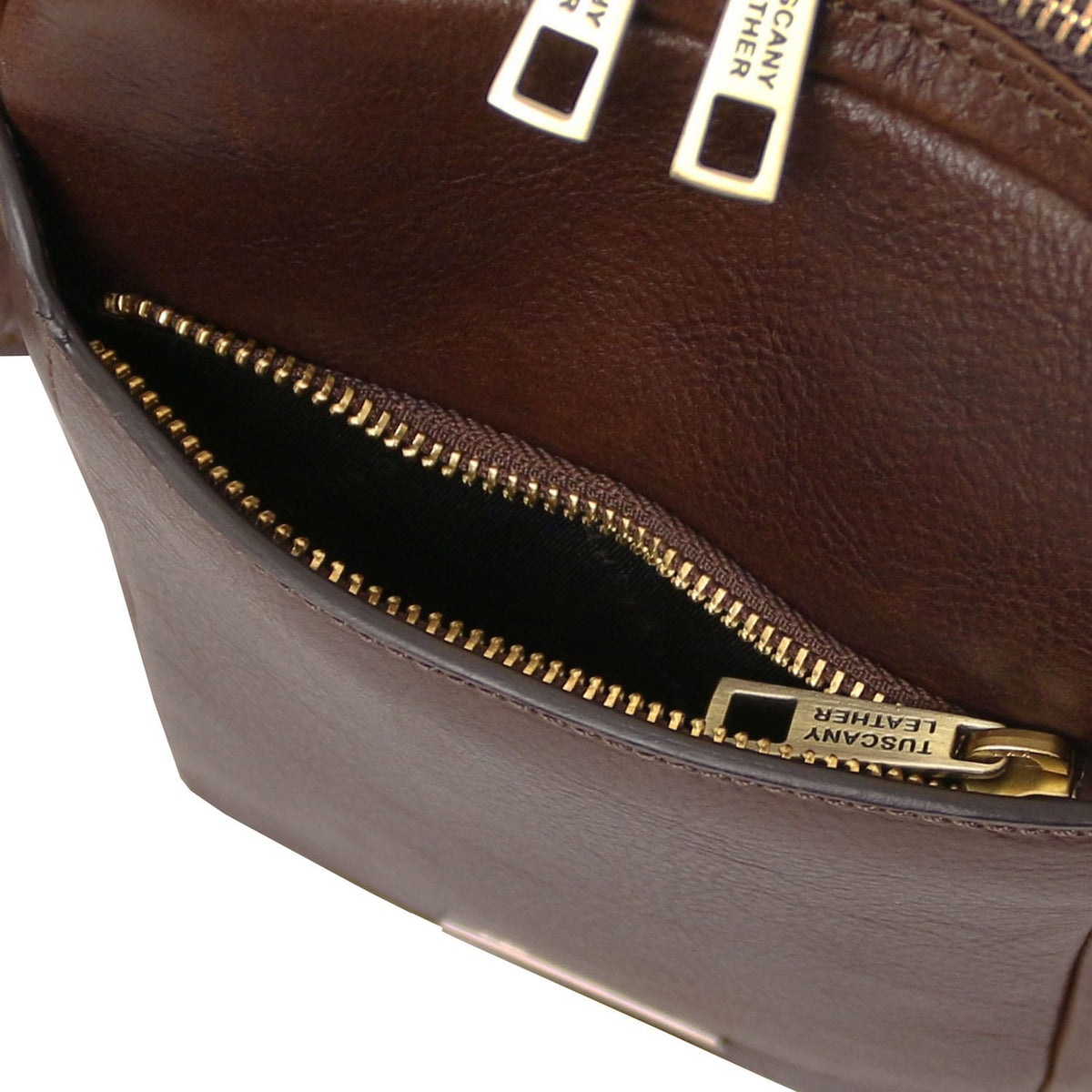 Leather bags for men Mark - Matte Leather Crossbody Bag | TL142428 San Rocco Italia