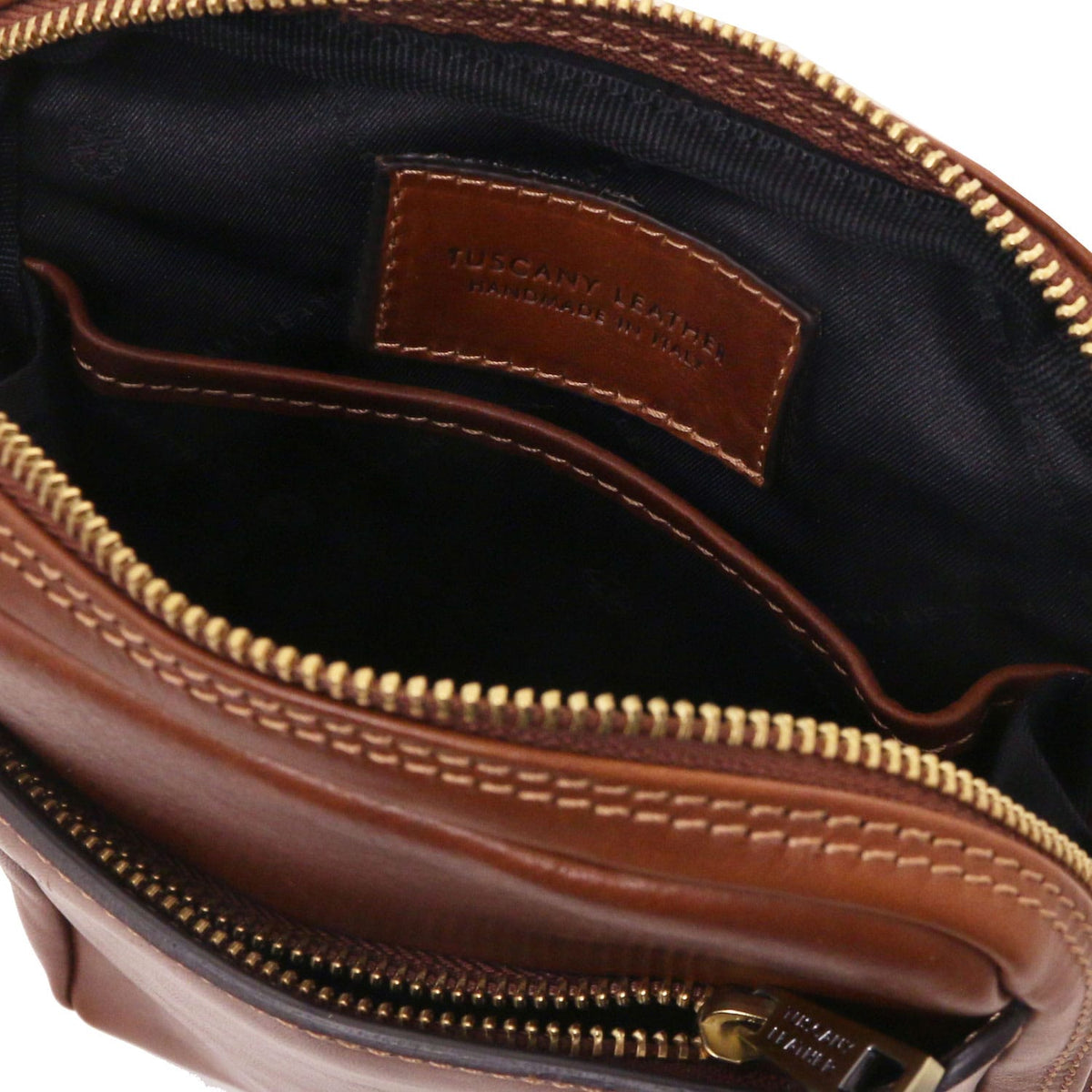 Leather bags for men Mark - Matte Leather Crossbody Bag | TL142428 San Rocco Italia