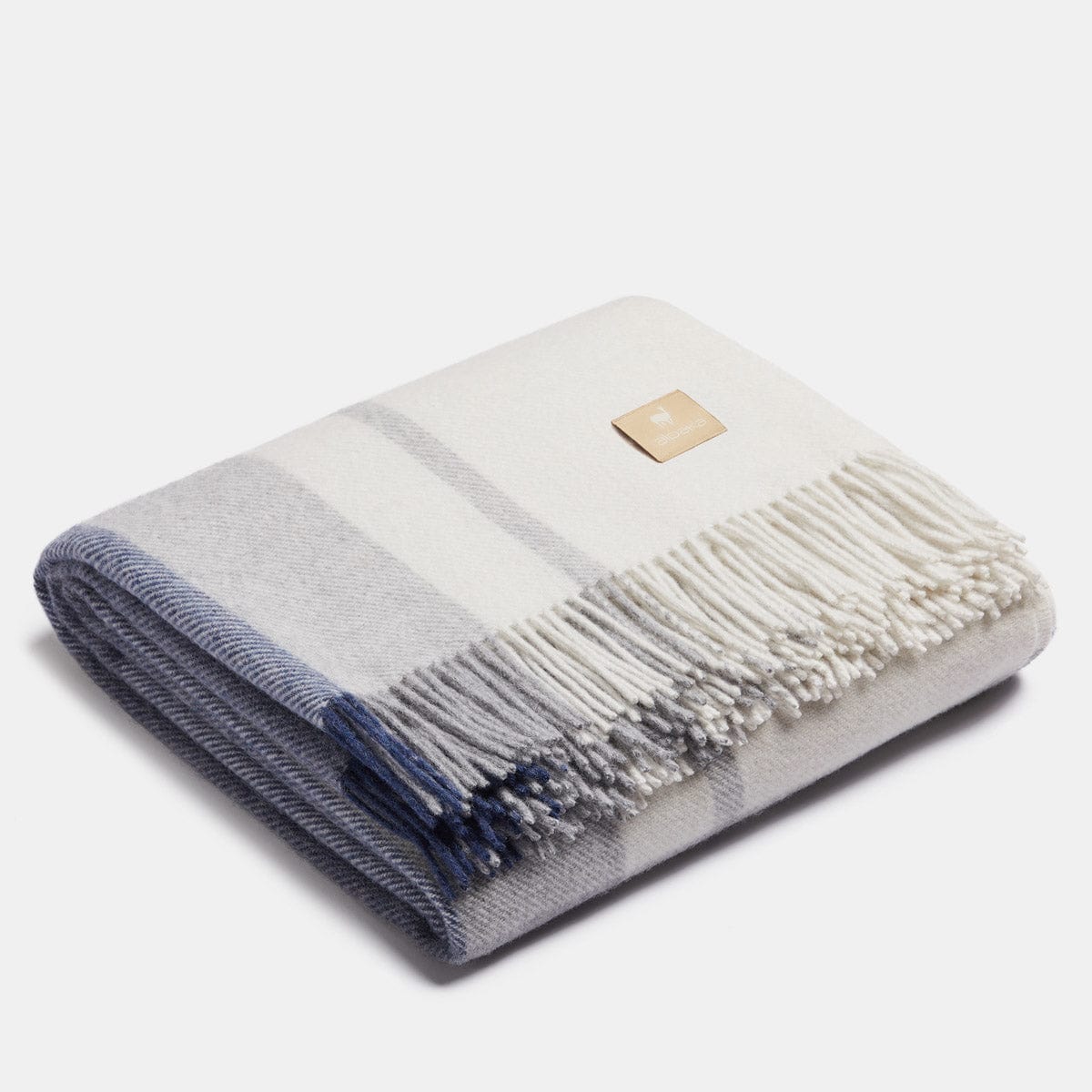 Natural Alpaca Wool Throw – Classic Tartan - Premium - Shop now at San Rocco Italia