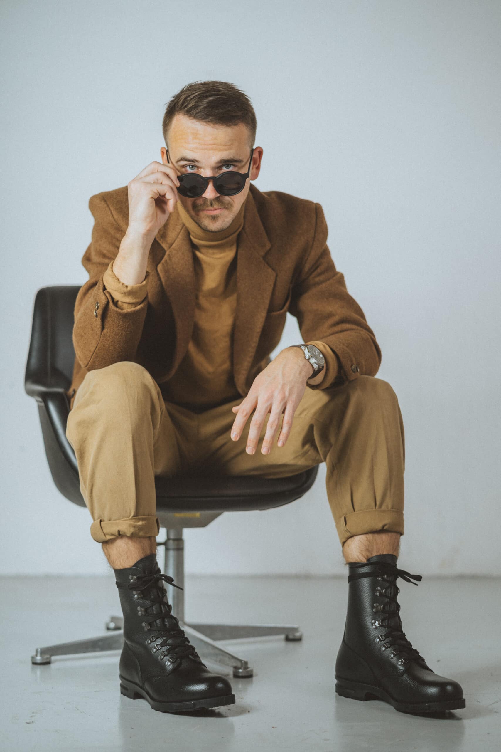 Boots Norwegian M77 Black Combat Boots San Rocco Italia