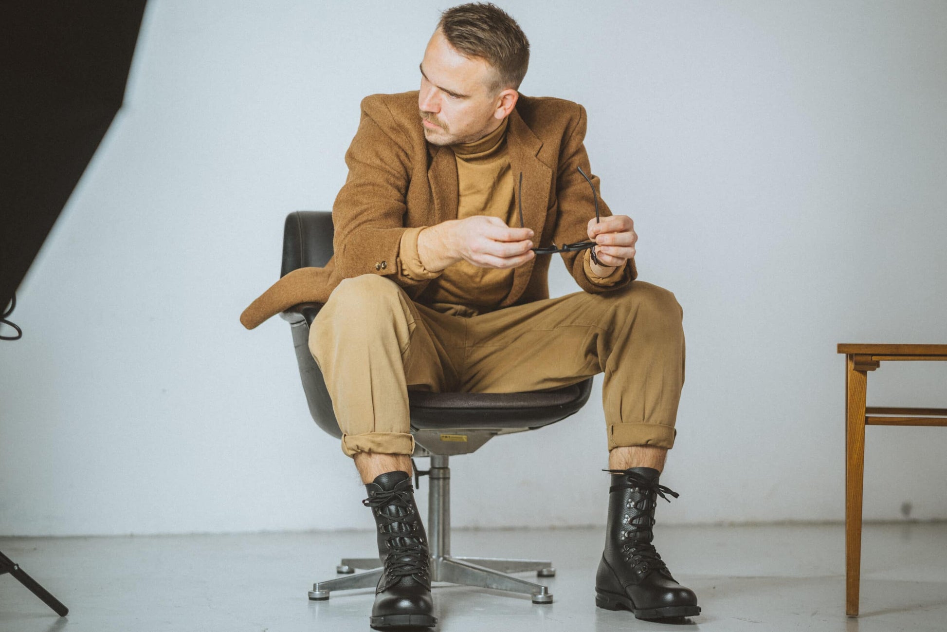 Boots Norwegian M77 Black Combat Boots San Rocco Italia