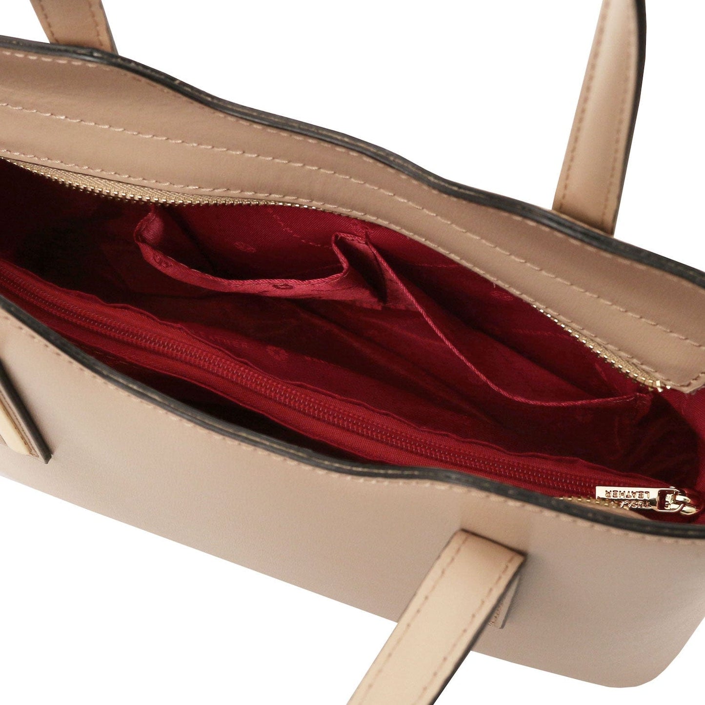 Leather handbags Olimpia - Italian leather tote - Small size | TL141521 San Rocco Italia