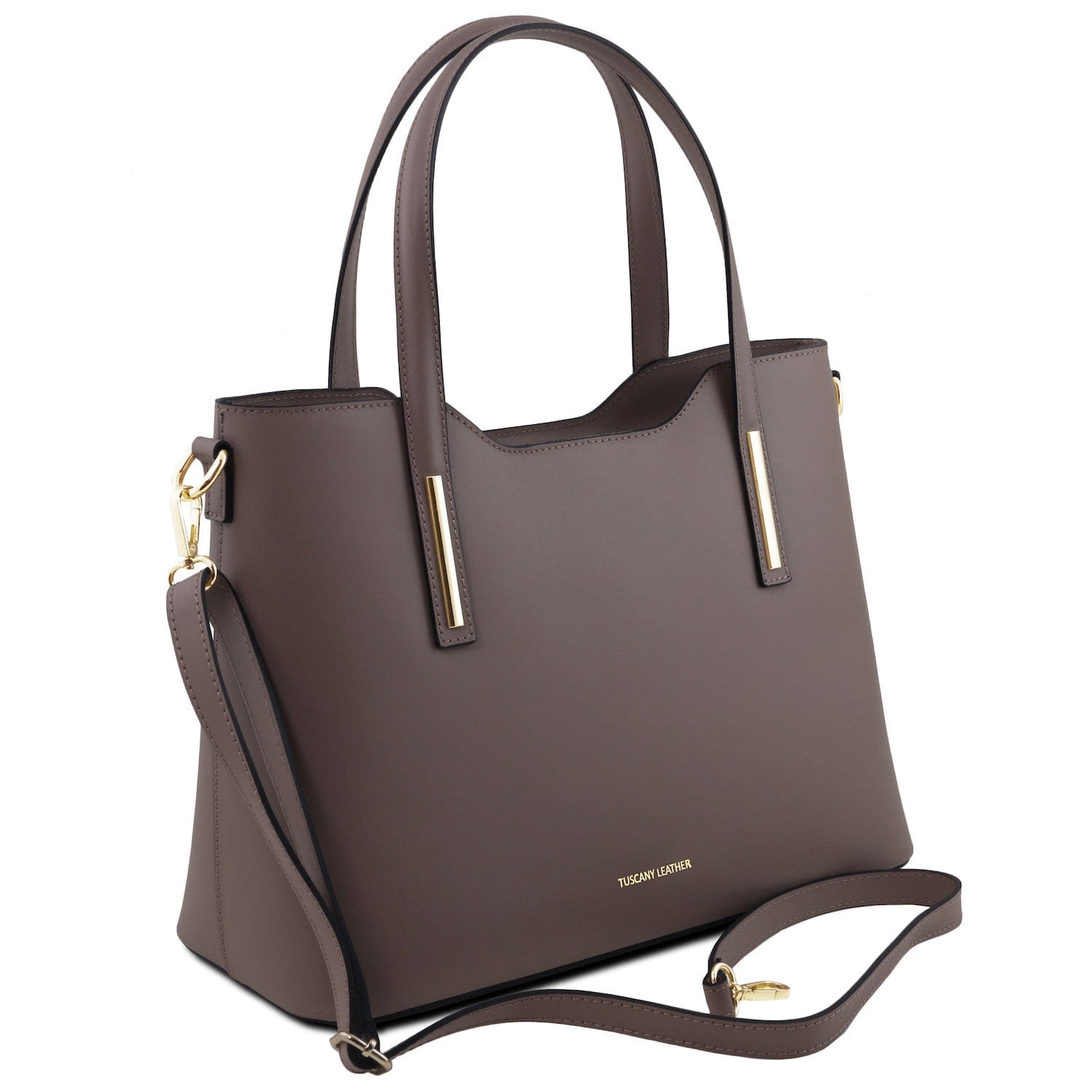 Leather shoulder bags Olimpia - Italian leather tote | TL141412 San Rocco Italia