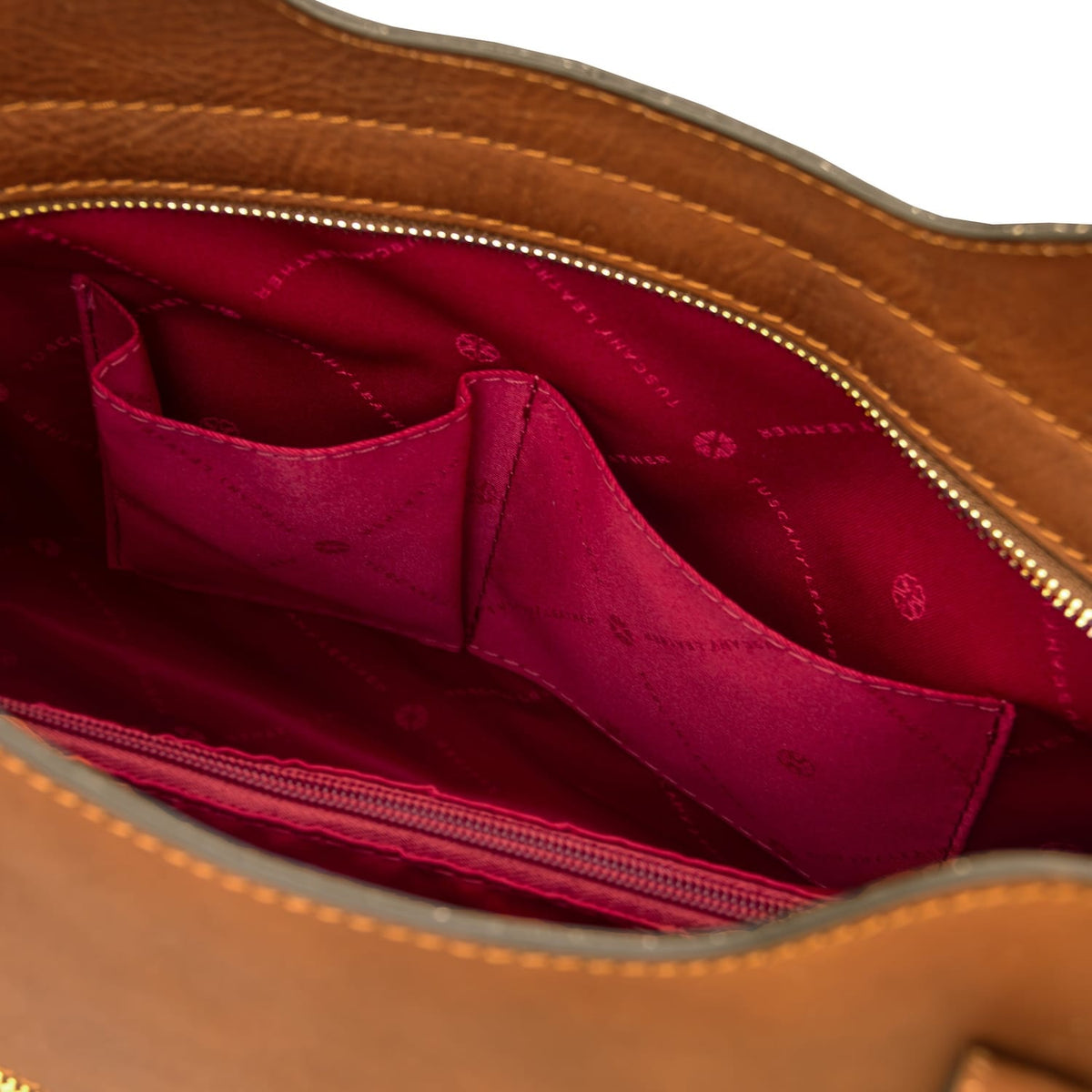 Olimpia - Matte leather tote