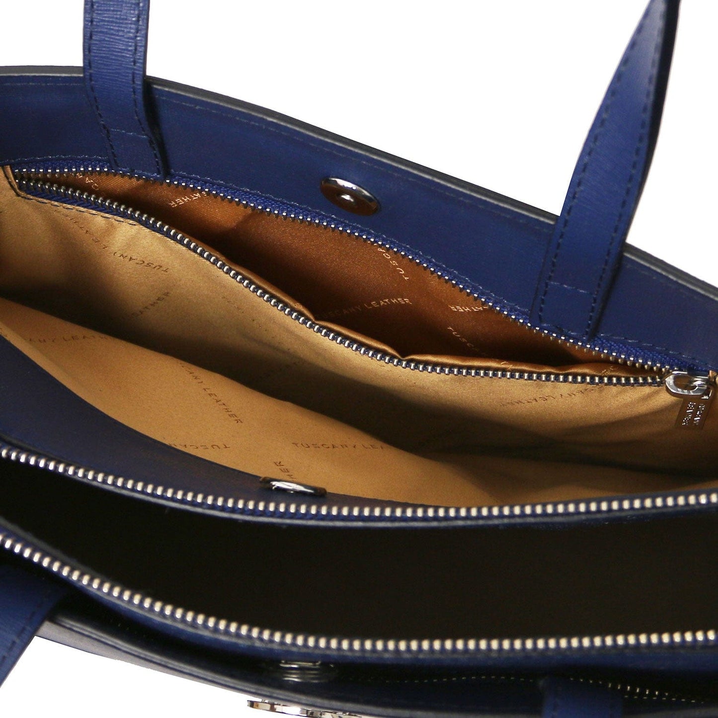 Palermo - Saffiano Italian leather briefcase 3-compartment for women | TL141369 - Premium Leather briefcases - Shop now at San Rocco Italia