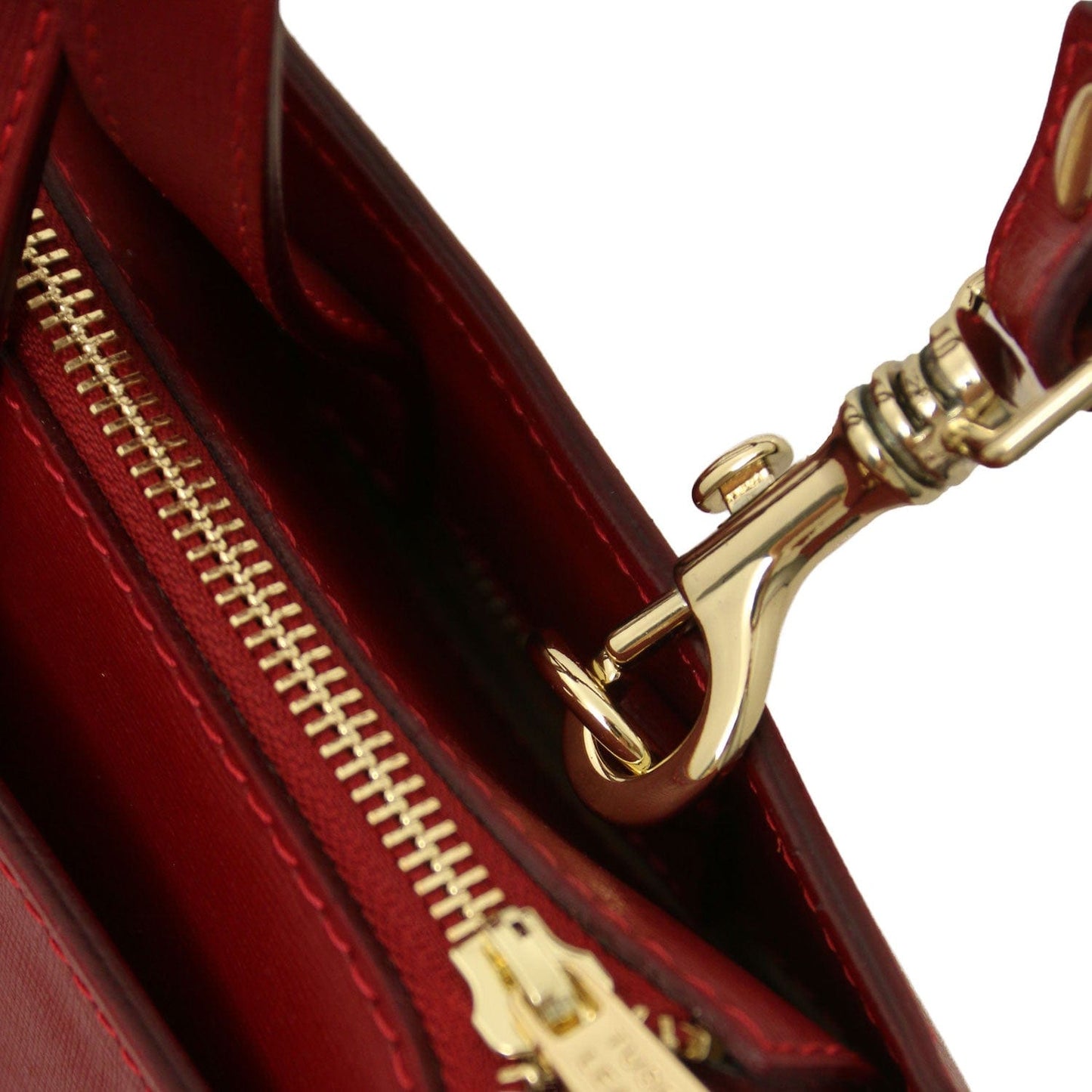 Palermo - Saffiano Italian leather briefcase 3-compartment for women | TL141369 - Premium Leather briefcases - Shop now at San Rocco Italia