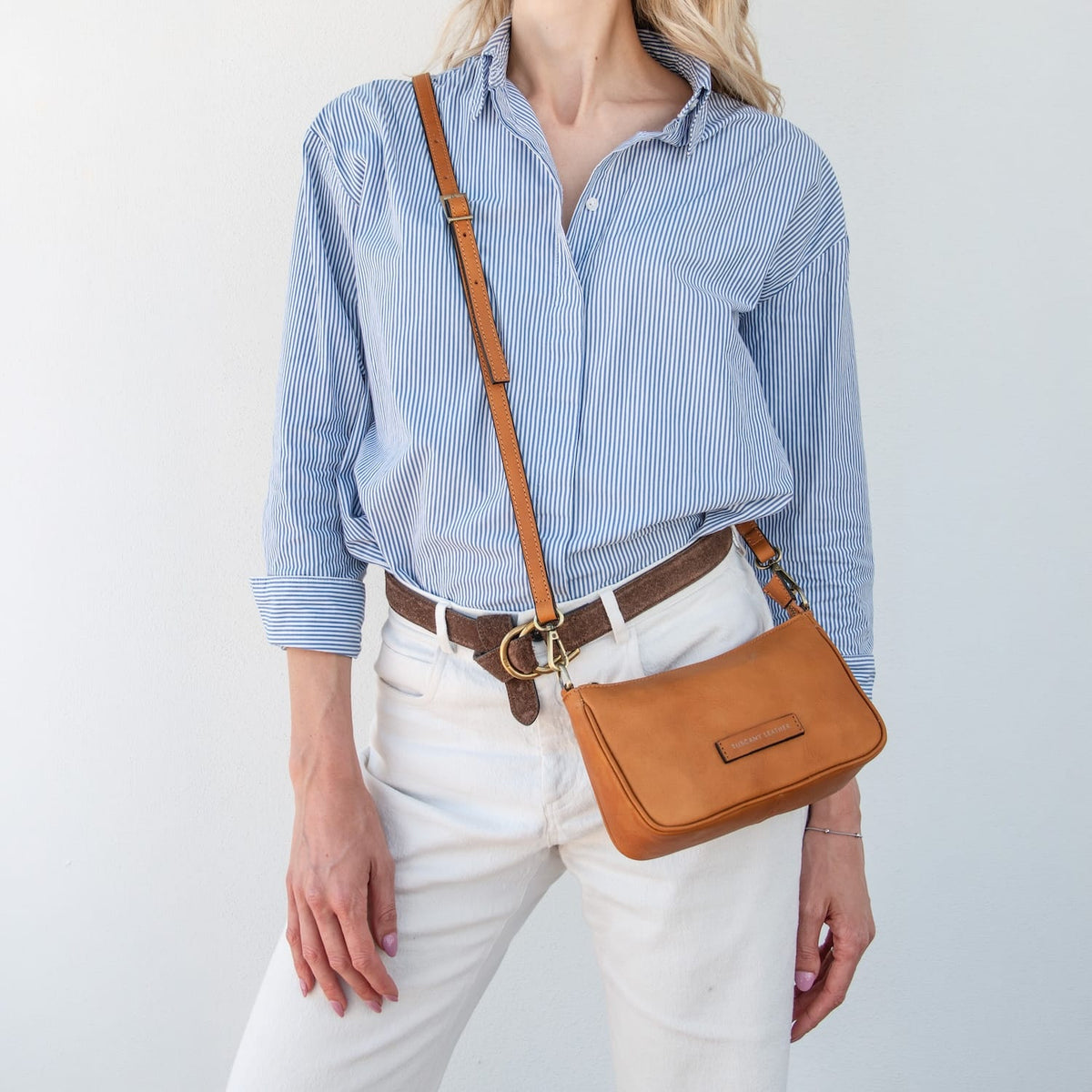Parfait - Vegetable-tanned leather clutch
