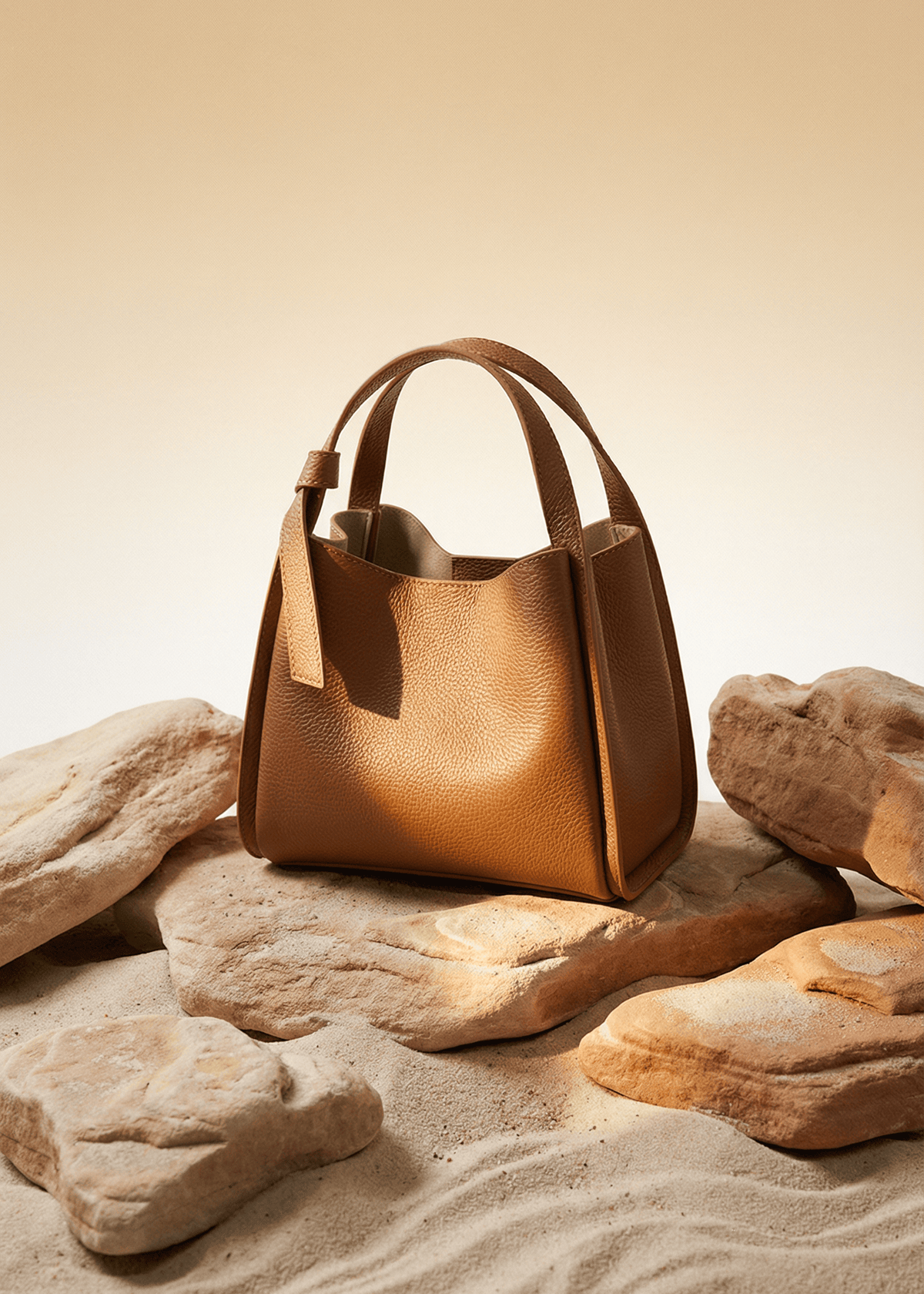Totes Pienza - Italian Leather Tote Handbag San Rocco Italia