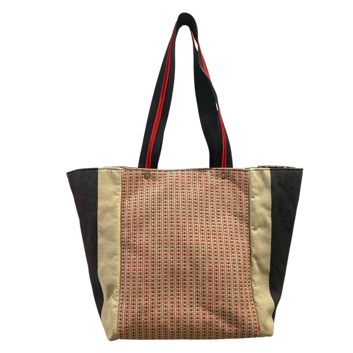 Rote Tweed-Tasche