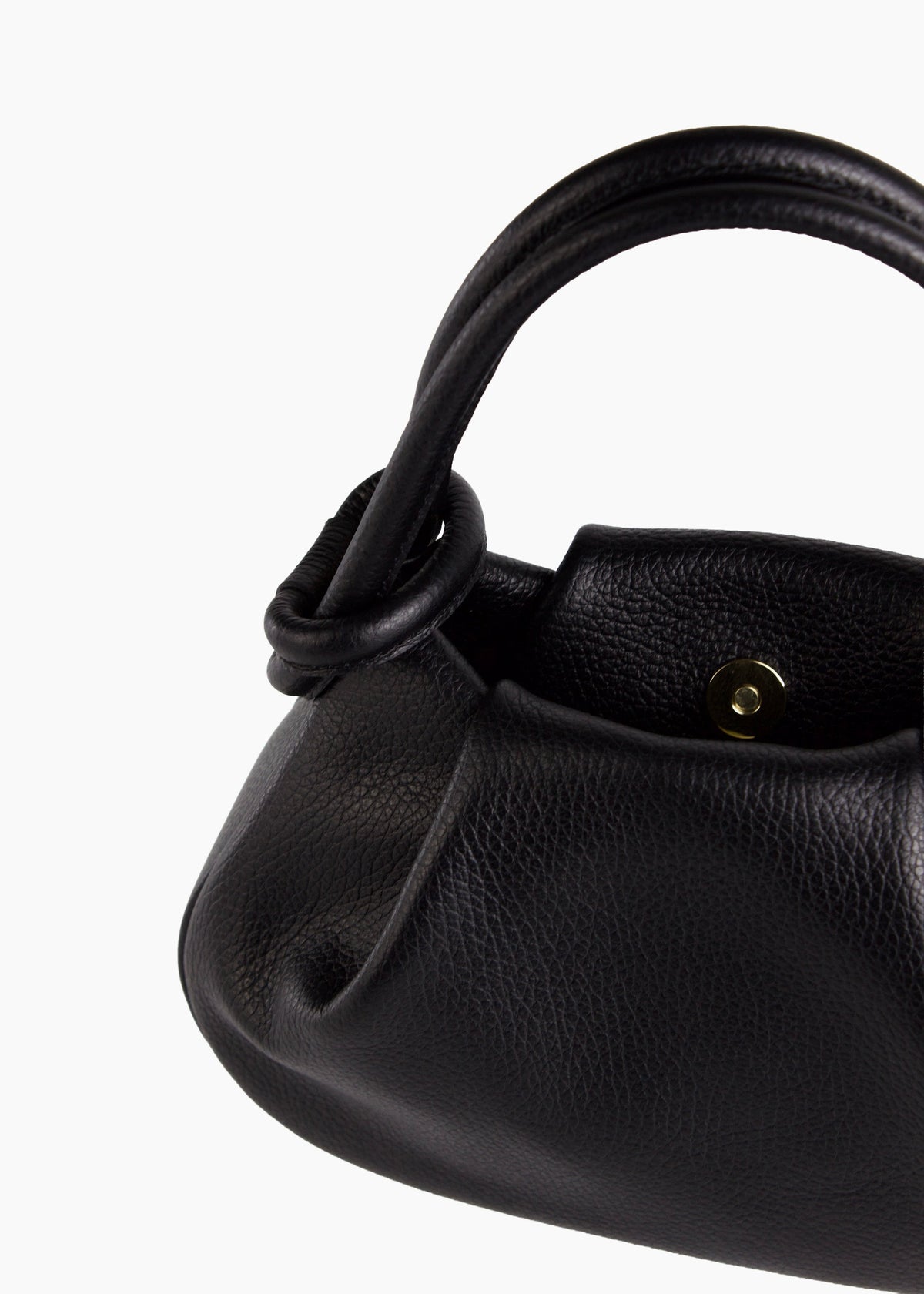Anello – Borsa a mano piccola in pelle martellata