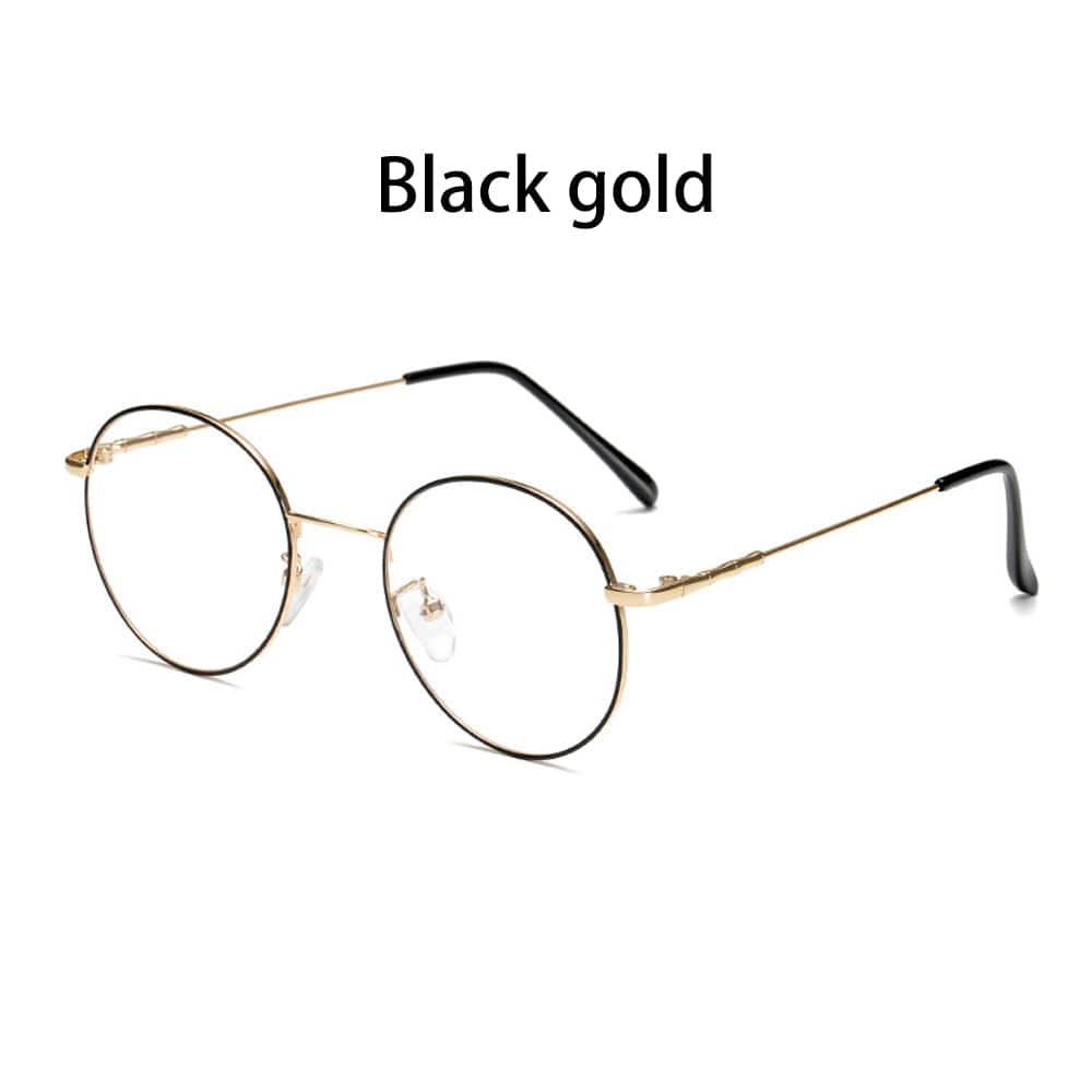 Blue Light Blocking Glasses - Round Metal Frames - Premium Accessories - Just €12.95! Shop now at San Rocco Italia
