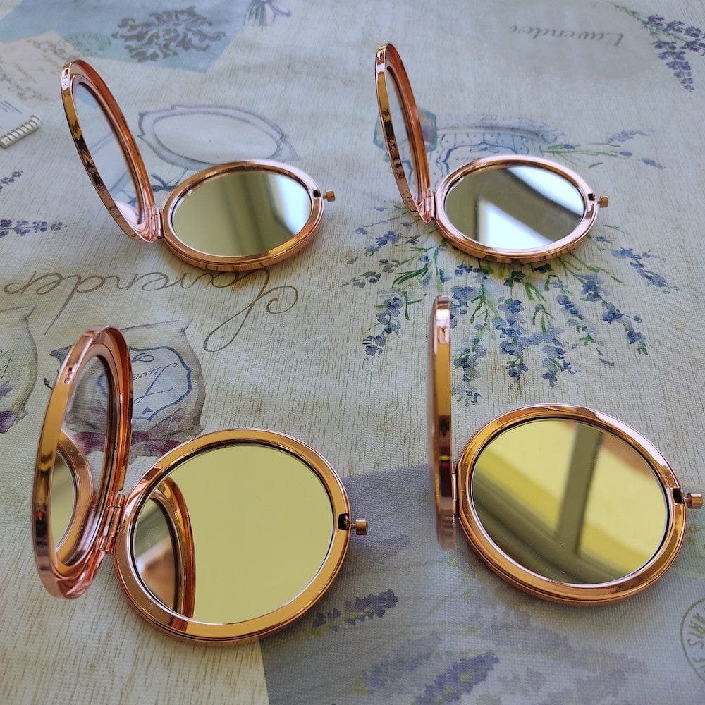 Personalised Double-Sided Pocket Makeup Mirror - Premium Accessories - Mirror - Just €14.95! Shop now at San Rocco Italia