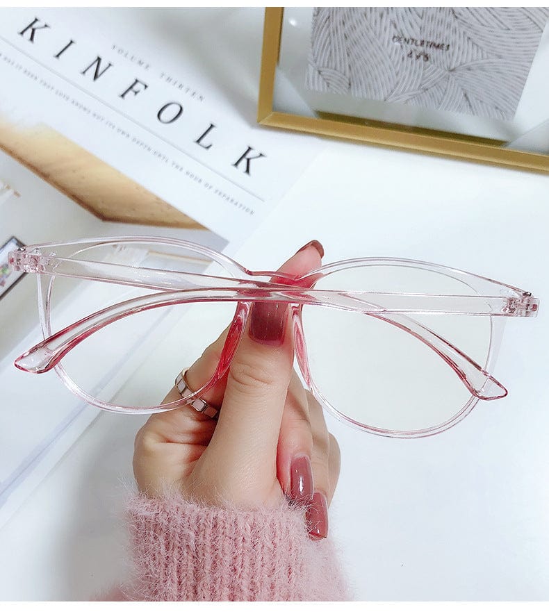 Oversized, Round Blue Light Blocking Glasses - Premium Accessories - Just €17.95! Shop now at San Rocco Italia
