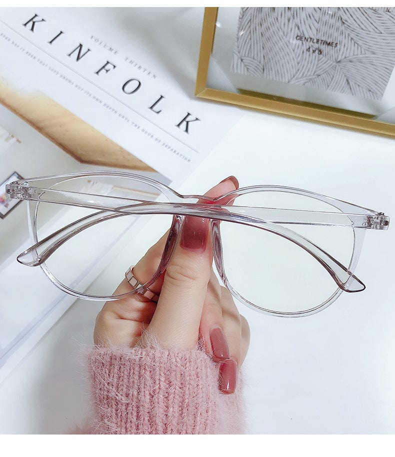 Oversized, Round Blue Light Blocking Glasses - Premium Accessories - Just €17.95! Shop now at San Rocco Italia