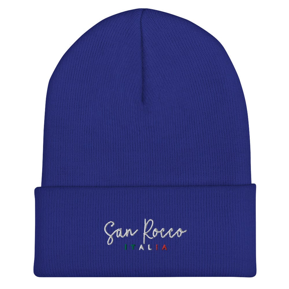 beanies Royal San Rocco Italia Embroidered Cuffed Beanie San Rocco Italia