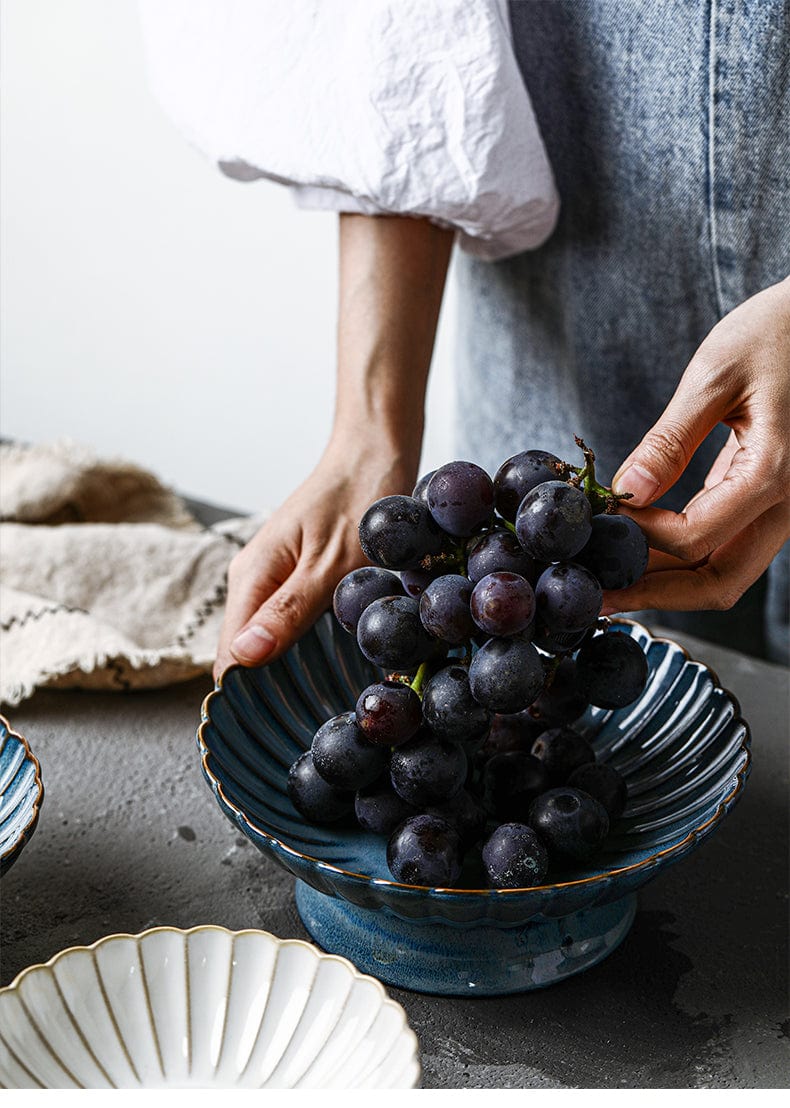 Chrysanthemum Fruit Bowl with Drain Holes - Premium Bowl - Just €55.95! Shop now at San Rocco Italia
