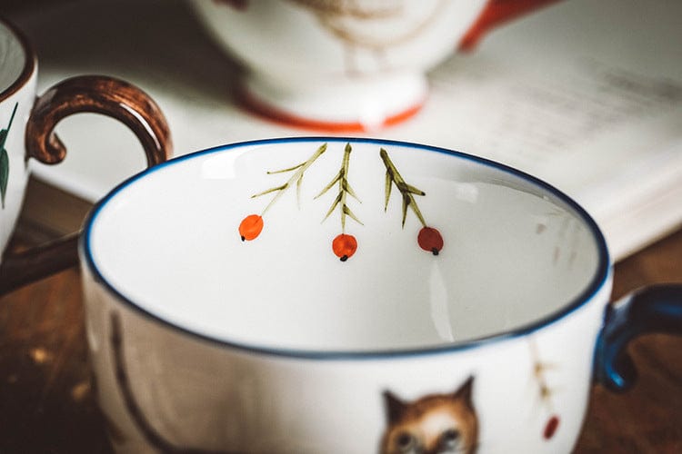 Hand-Painted Animal Bowls and Cups - Bowl - San Rocco Italia