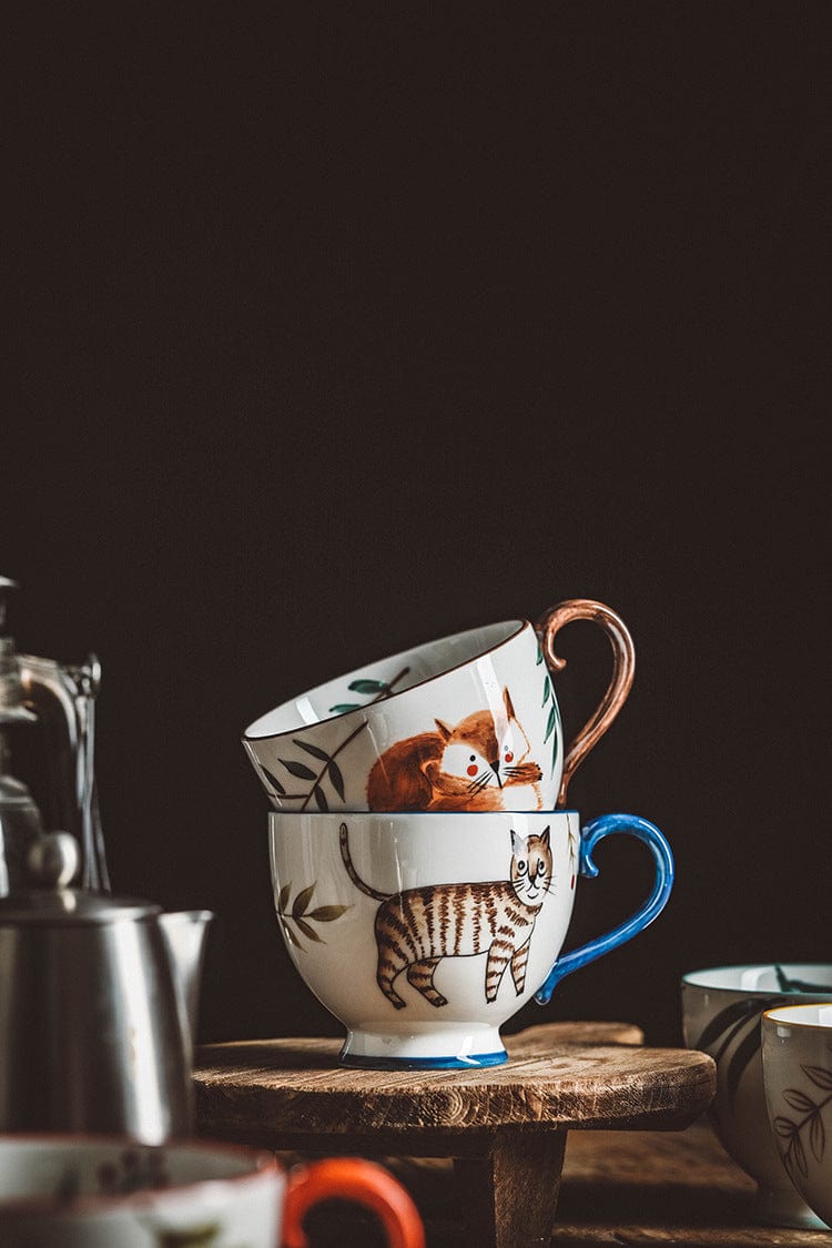 Hand-Painted Animal Bowls and Cups - Bowl - San Rocco Italia