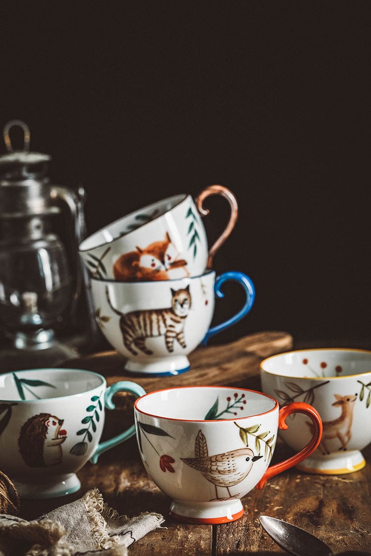Hand-Painted Animal Bowls and Cups - Premium Bowl - Just €32.95! Shop now at San Rocco Italia