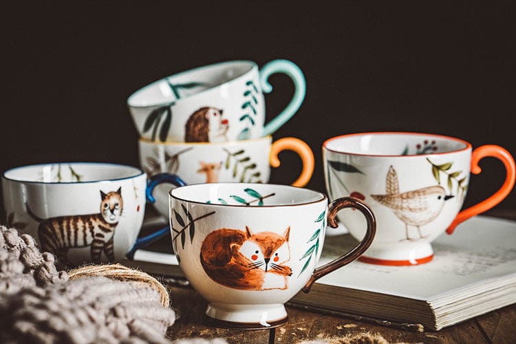 Hand-Painted Animal Bowls and Cups - Bowl - San Rocco Italia