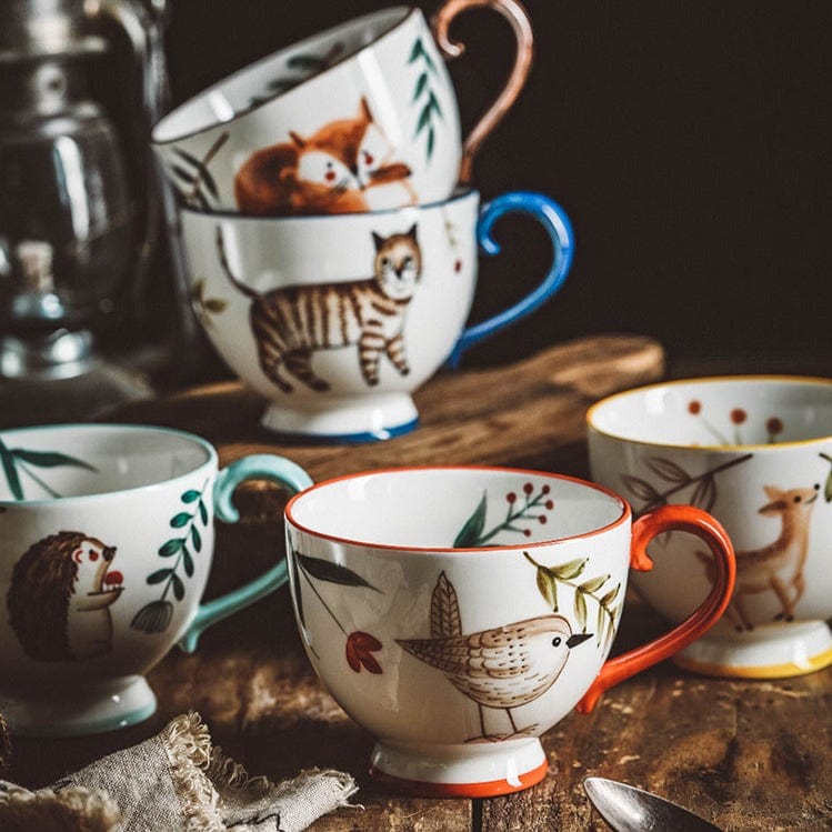 Hand-Painted Animal Bowls and Cups - Bowl - San Rocco Italia