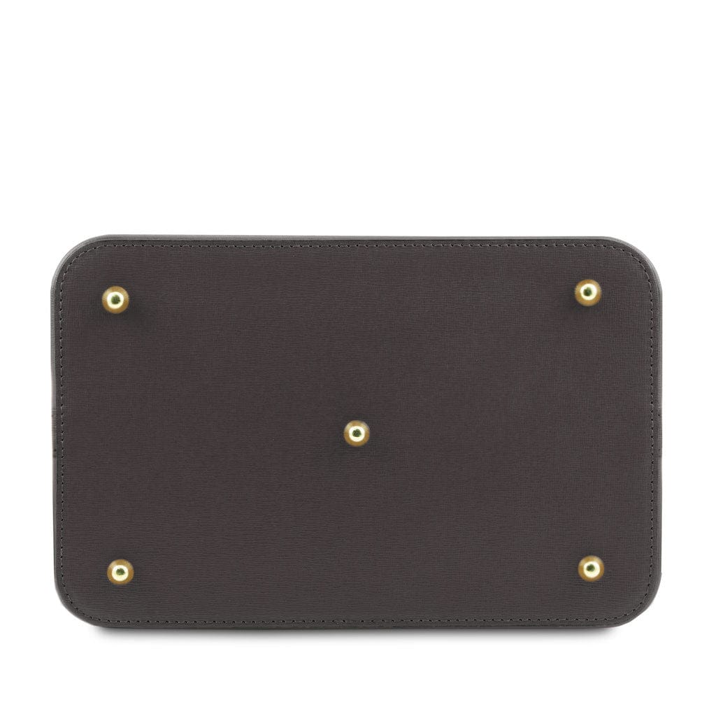 Minerva - Leather bucket bag | TL142145 - Premium Bucket Bag - Shop now at San Rocco Italia