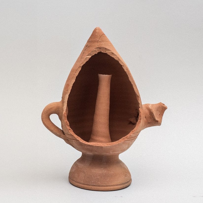 Bummulo "Bummulo Malandrino" Ceramic Sicilian Jug - Blue with Lemons and Orange Blossoms San Rocco Italia