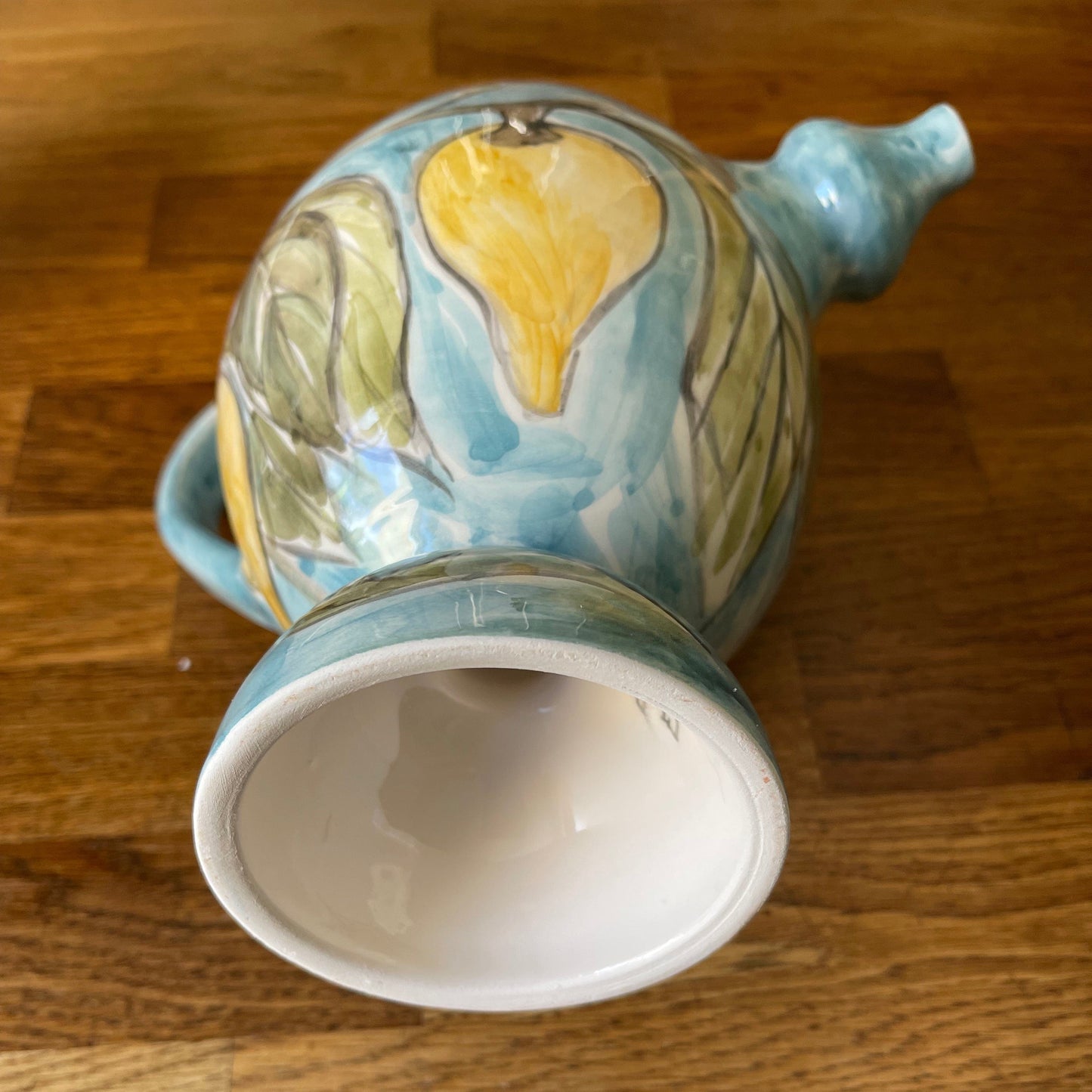 Bummulo "Bummulo Malandrino" Ceramic Sicilian Jug - Blue with Lemons and Orange Blossoms San Rocco Italia