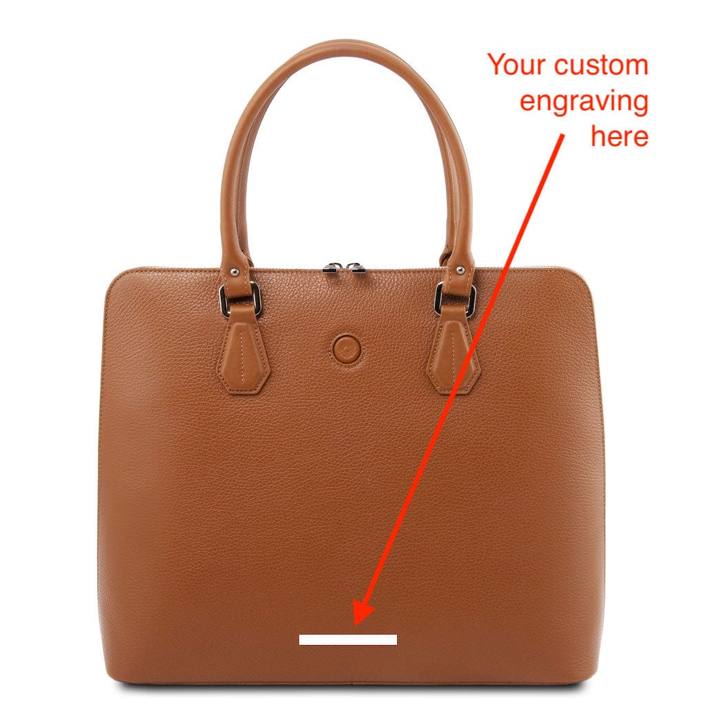 Magnolia - Leather business bag for women | TL141809 laptop bag - Premium Business bag - Just €164.70! Shop now at San Rocco Italia