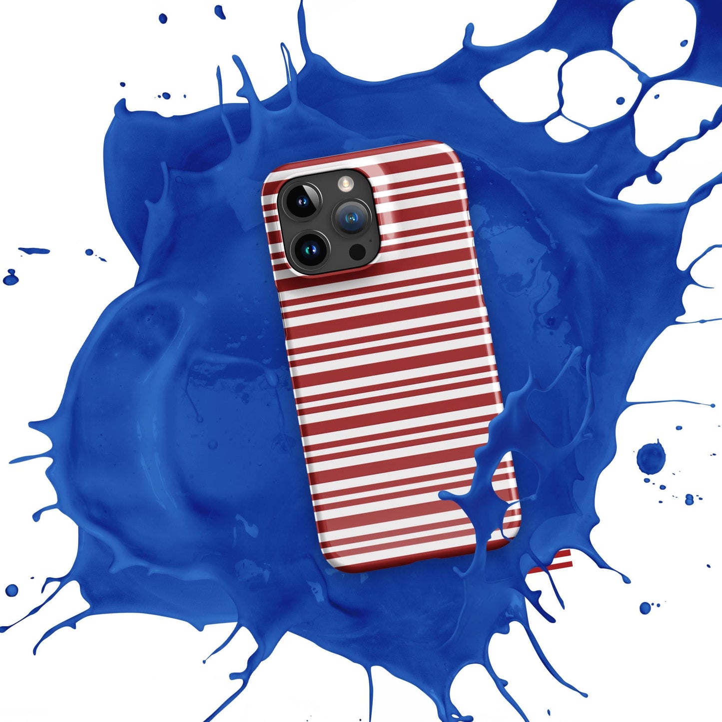 Candy Cane Snap Case for iPhone® - Premium Mobile Phone Cases - Shop now at San Rocco Italia