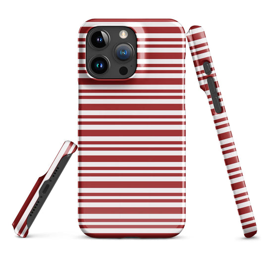 Mobile Phone Cases Glossy / iPhone 15 Pro Max Candy Cane Snap Case for iPhone® San Rocco Italia