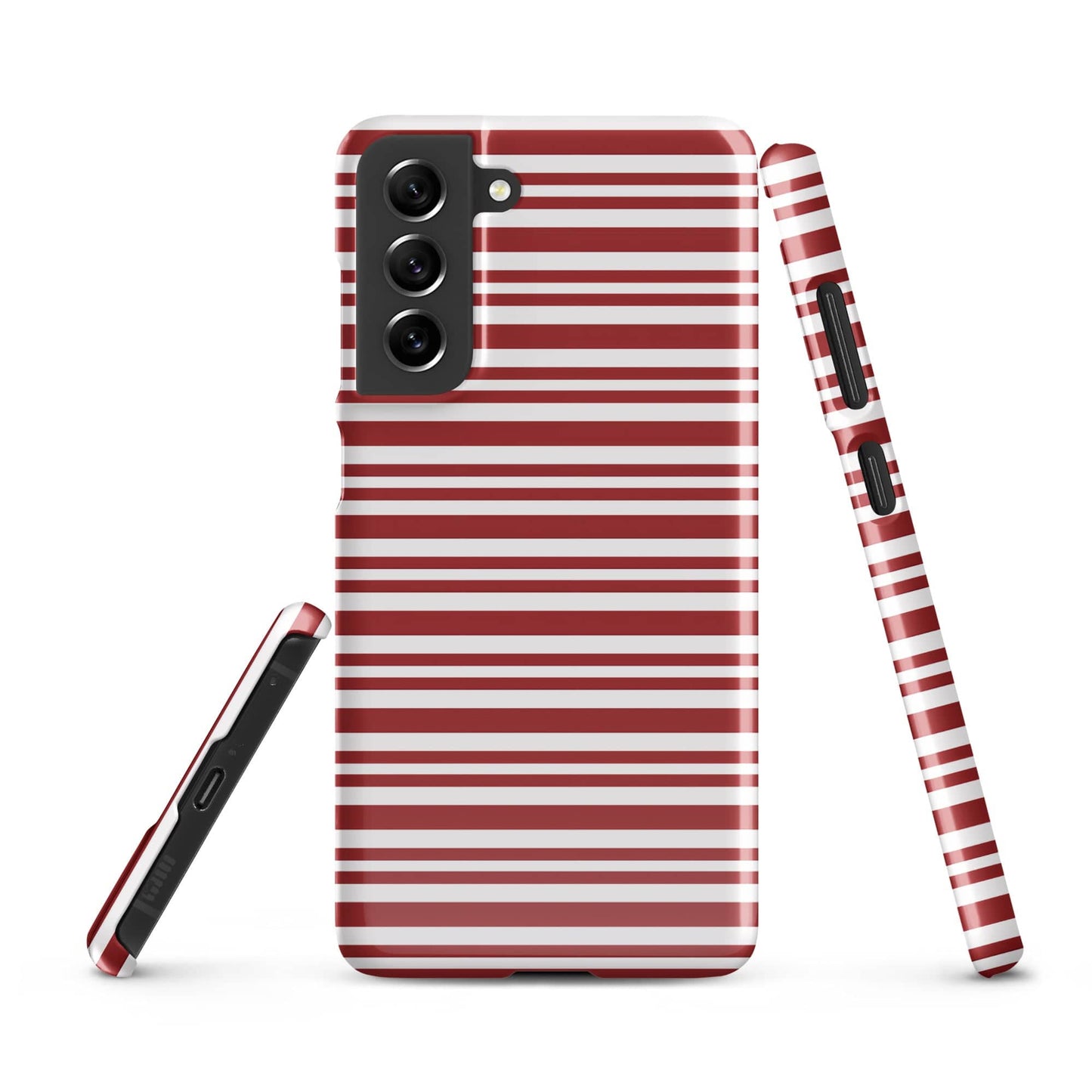 Glossy / Samsung Galaxy S21 FE Candy Cane Snap Case for Samsung® San Rocco Italia