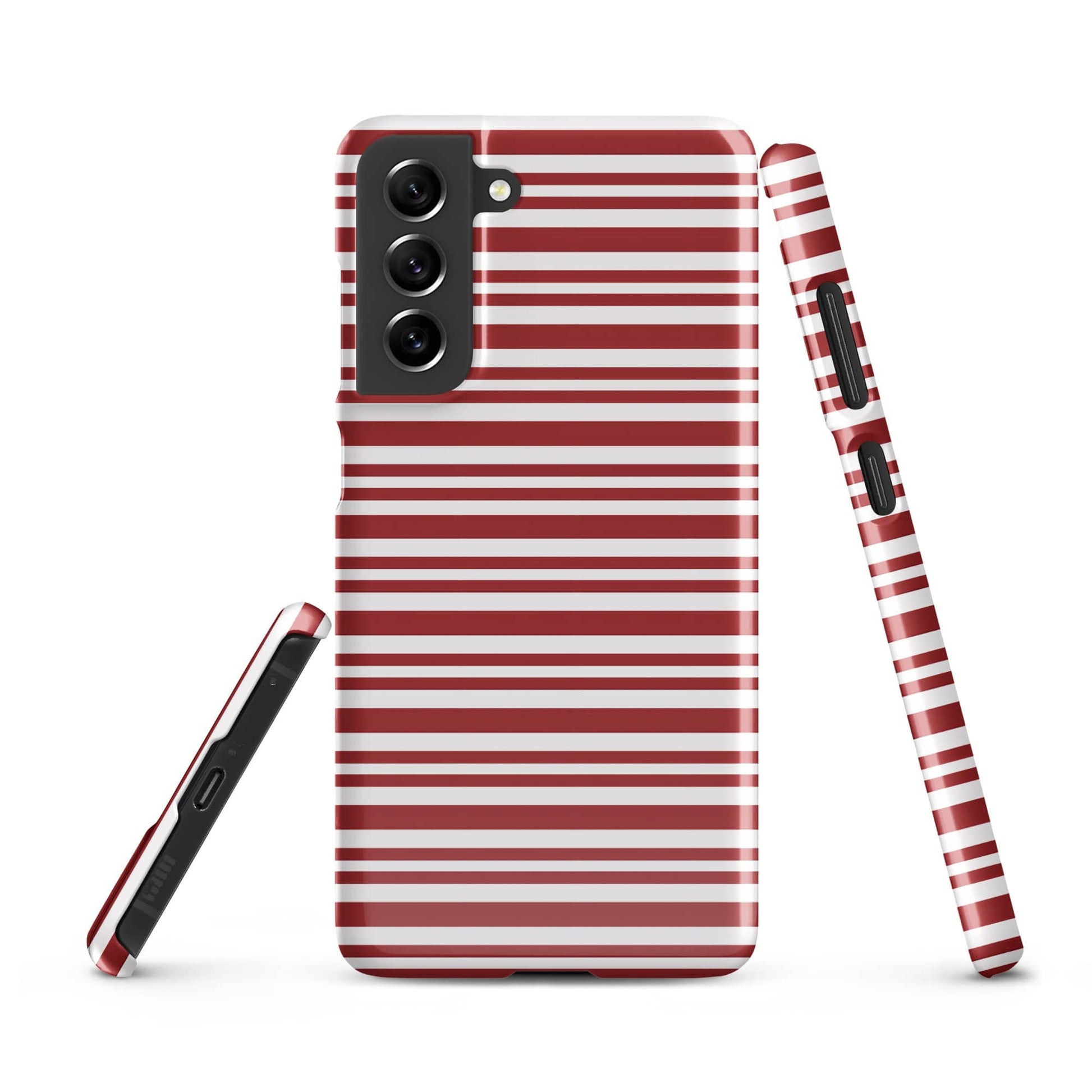 Glossy / Samsung Galaxy S21 FE Candy Cane Snap Case for Samsung® San Rocco Italia