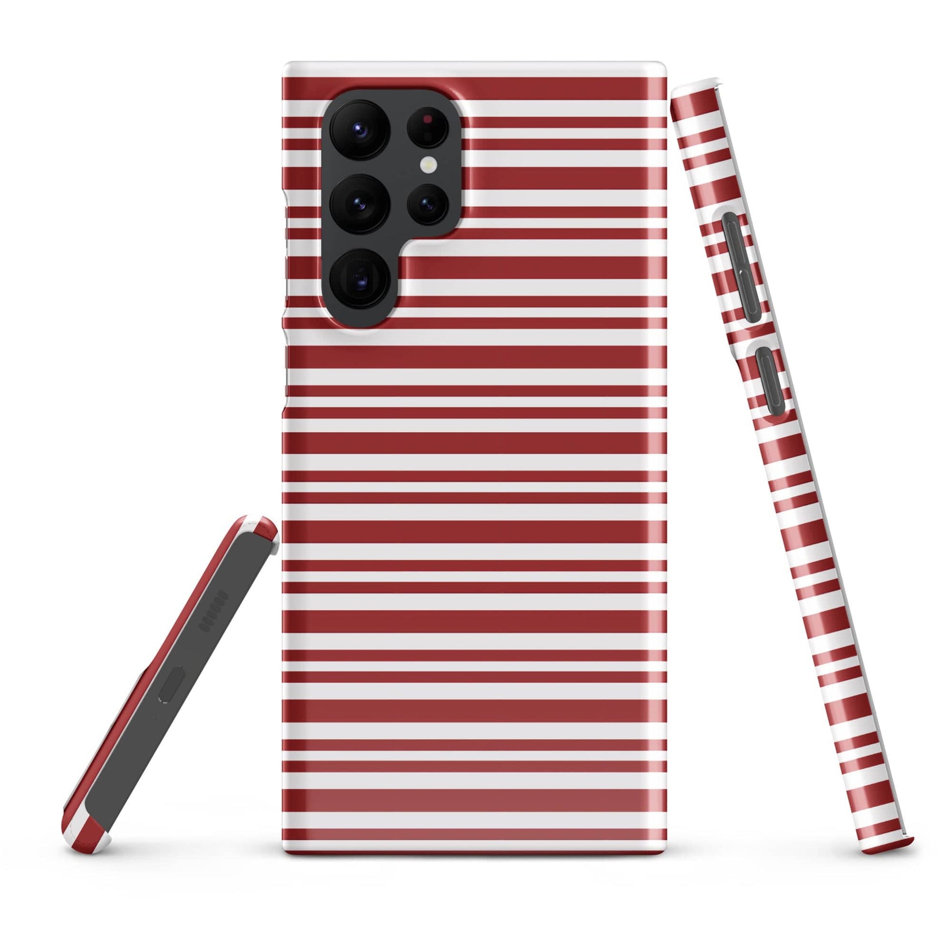 Glossy / Samsung Galaxy S22 Ultra Candy Cane Snap Case for Samsung® San Rocco Italia