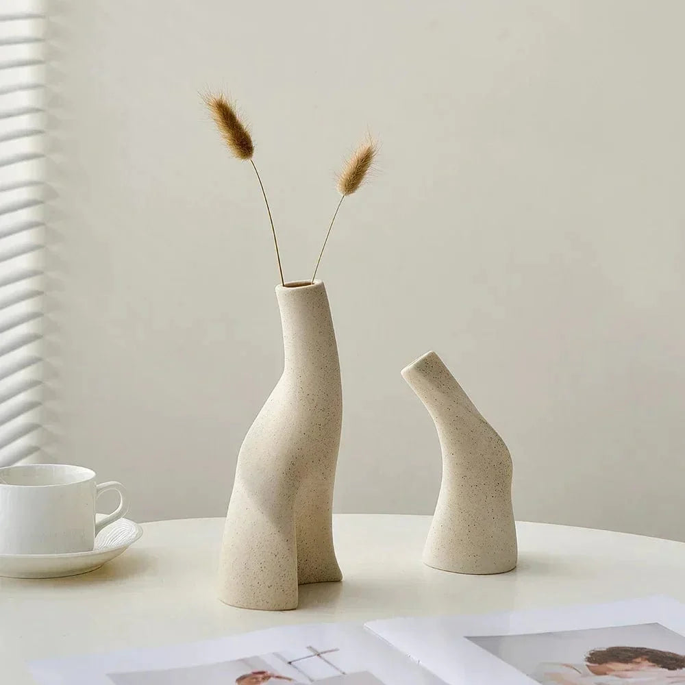 Entwined Ceramic Vases for Flowers - Premium Ceramic vases - Shop now at San Rocco Italia