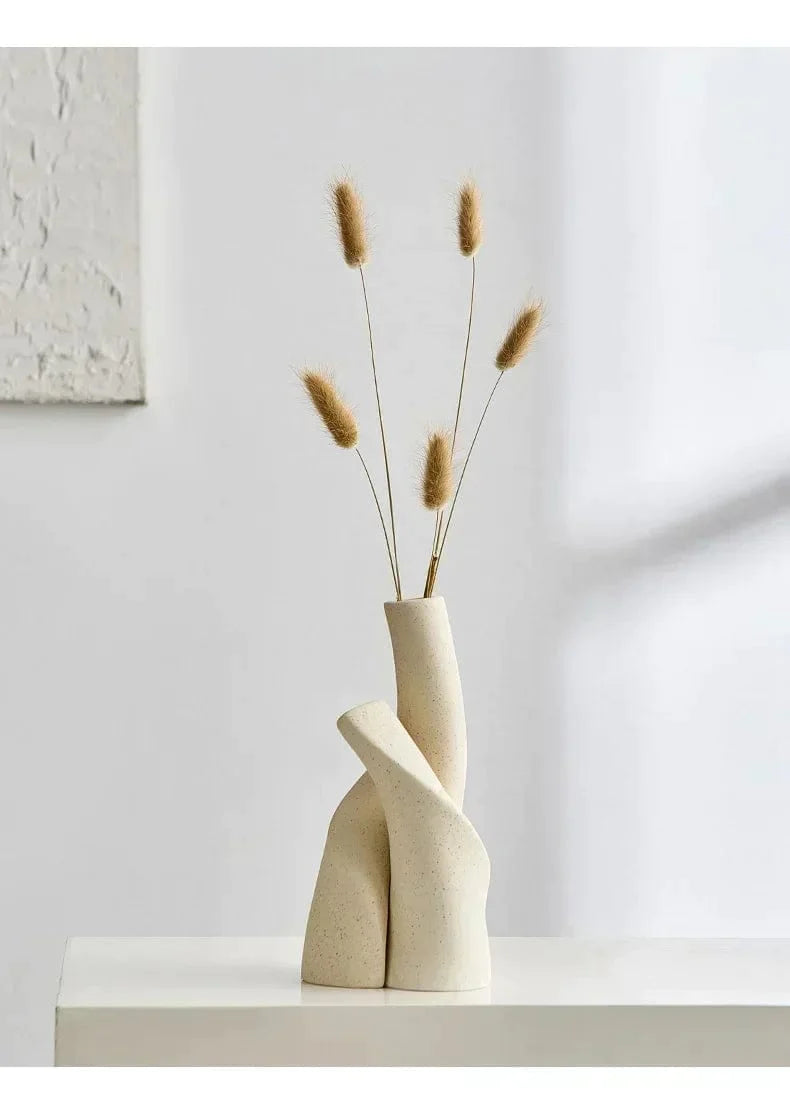 Entwined Ceramic Vases for Flowers - Premium Ceramic vases - Shop now at San Rocco Italia