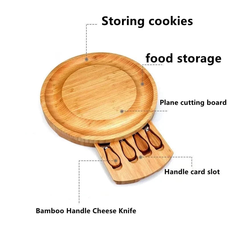 Large Charcuterie Board with Cheese Knife Set - Premium Cheese boards - Just €59.95! Shop now at San Rocco Italia