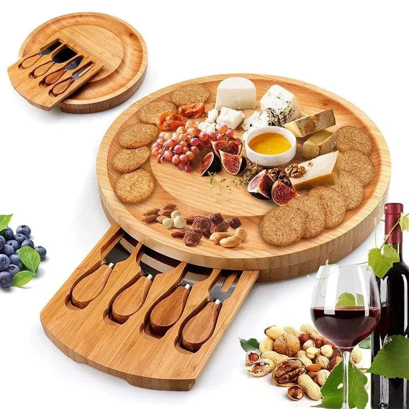 Large Charcuterie Board with Cheese Knife Set - Premium Cheese boards - Just €59.95! Shop now at San Rocco Italia
