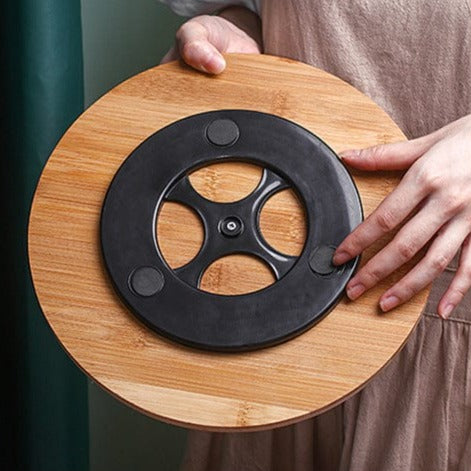 Christmas Tree Aperitivo/Snack Dishes With Bamboo Lazy Susan Tray - Premium - Just €57.95! Shop now at San Rocco Italia