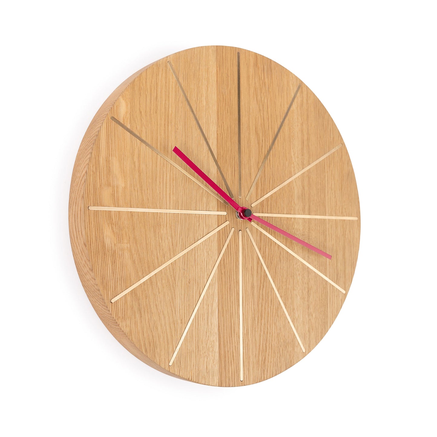 Sunny modern wood wall clock - Premium Clocks - Just €182! Shop now at San Rocco Italia