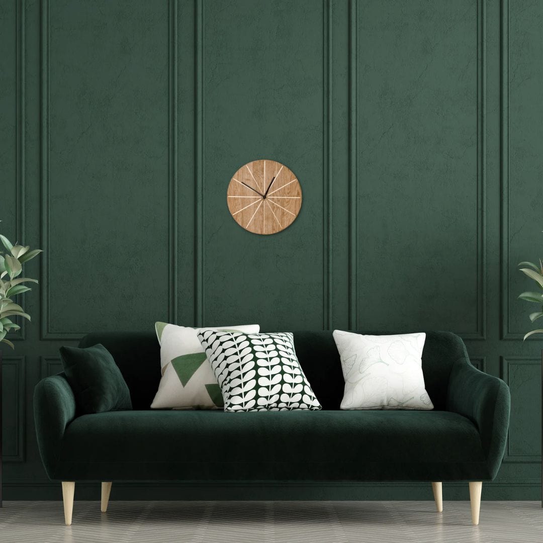 Sunny modern wood wall clock - Clocks - San Rocco Italia