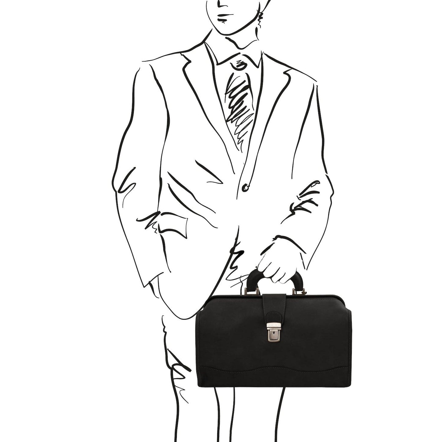 Doctor bags Raffaello - Doctor leather bag | TL142332 San Rocco Italia